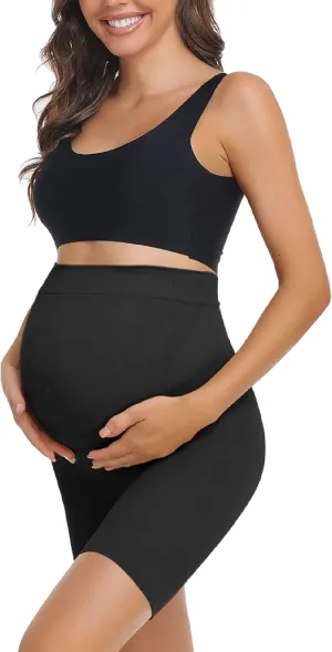 Plus Size Maternity Shapewear Underwear for Maternity Dress for Baby Shower Maternity Dress for Photoshoot Maternity Slips for Under Dresses Black 2XL